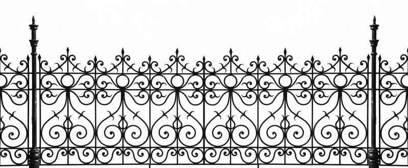 Decorative Wrought Iron Fence