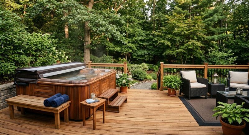 Hot Tub Deck Construction in Redmond, WA