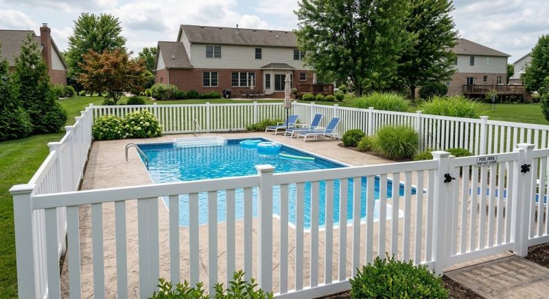 Pvc Pool Fence Installation in Grand Rapids, MI