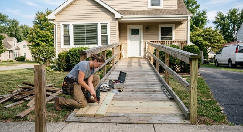 Wheelchair Ramp Installation in Wilmington, NC
