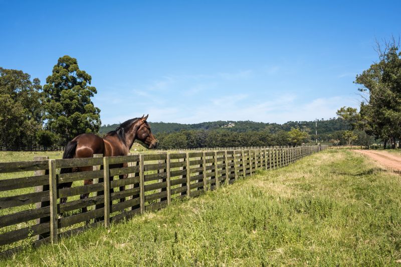 Wooden Farm Fence Installation in Sacramento, CA